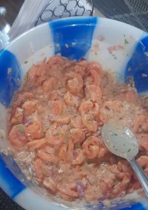 Una foto de Ceviche de camarón
