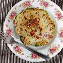 A picture of Mexican Stuffed Capsicum.