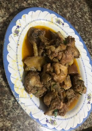 Hình của món Gà Rim Mặn Ngọt.