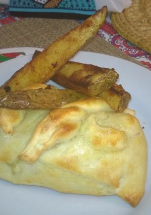 Una foto de Salmón a la Canasta con Papas Rassa