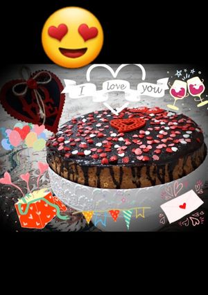 عکسی از دستور کیک توت فرنگی من😘