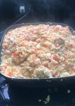 Una foto de Arroz caldoso