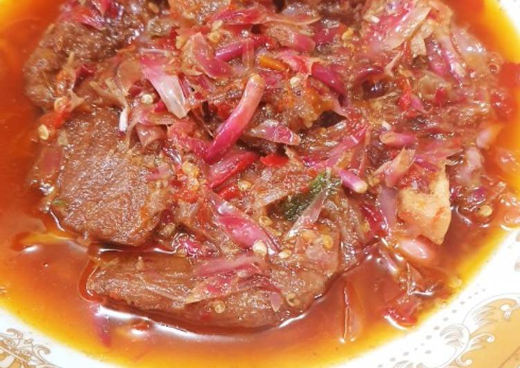 Resep Daging sambal kecombrang, Enak