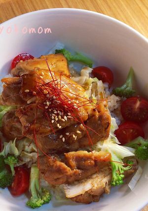 A picture of Teriyaki Chicken Rice Bowl.