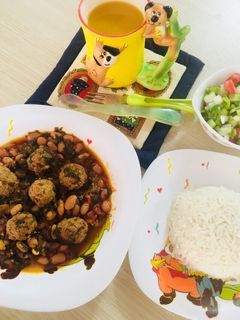 عکسی از دستور قورمه سبزی با کوفته قلقلی