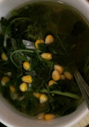 Foto resep Sup Bayam Jagung