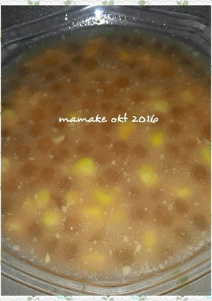Foto resep Bubur jagung sagu mutiara