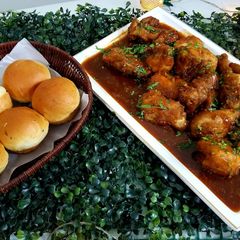 A picture of Fiery chilli chicken.