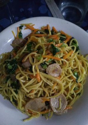 Foto resep Mie goreng sederhana