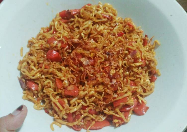 Langkah Mudah untuk Menyiapkan Mie goreng jawa, Enak Banget