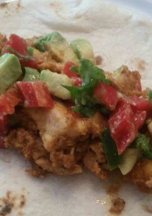 A picture of Pineapple Pork Tacos.