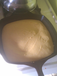 A picture of easy corn bread.