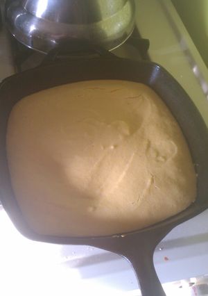 A picture of easy corn bread.
