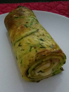 Una foto de Rollito de calabacín