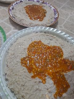 صورة لوصفة عرسية دجاج العزايم 😋 🍚🍗