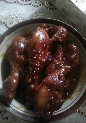 Foto resep Ayam saus wijen