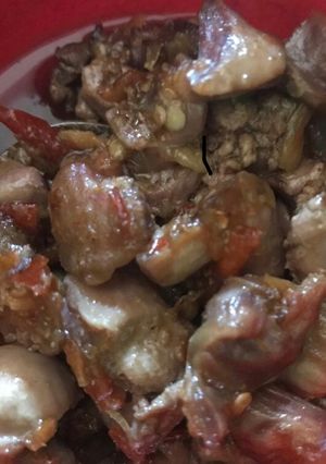 Foto resep Ati ampela kecap pedas