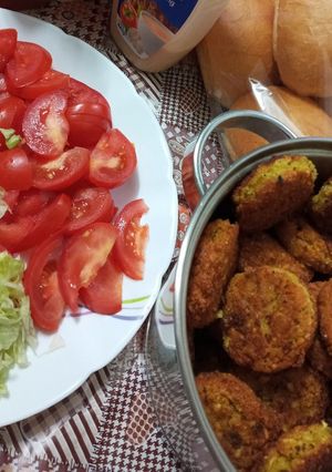 عکسی از دستور فلافل