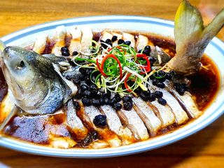 薑絲豆鼓清蒸午仔魚