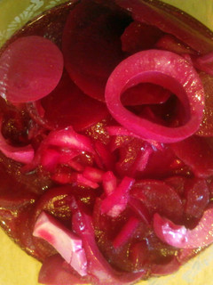 A picture of Renee's Red Beet Salad.