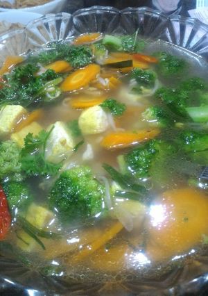 Foto resep Sup brokoli wortel gurih