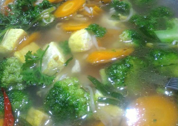 Cara Membuat Sup brokoli wortel gurih, Sempurna