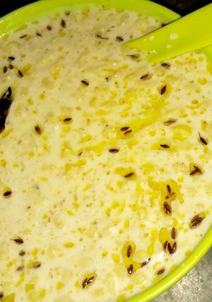 A picture of Boondi raita.