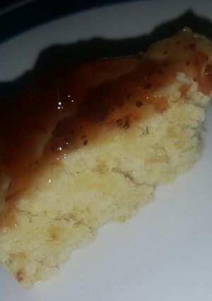 Una foto de Torta sin mantequilla y sin huevos