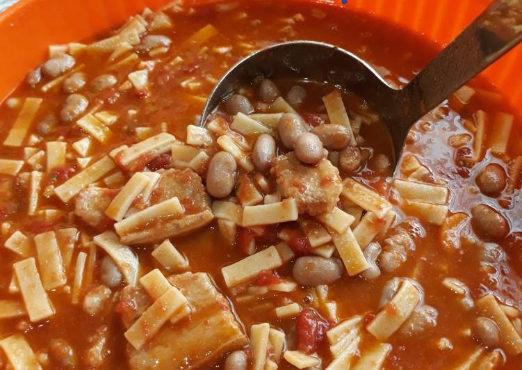 Taccozze e fasciule chi la pancetta