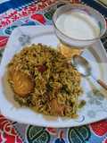 Chicken mater pulao