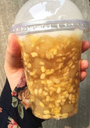 Hình của món Chè bưởi cốt dừa.