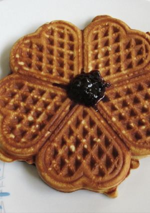 Túrós gofri (Gluténmentes, szénhidrát-csökkentett) recept fotója