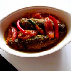 Local fish curry A picture of Local fish curry.