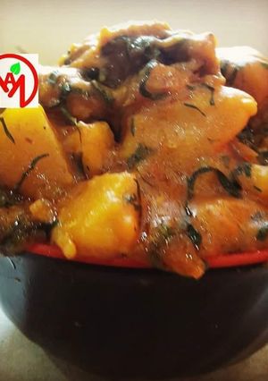 A picture of Yam porridge.
