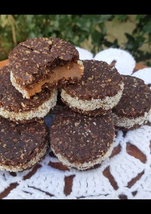 Una foto de Alfajorcitos de Avena y cacao