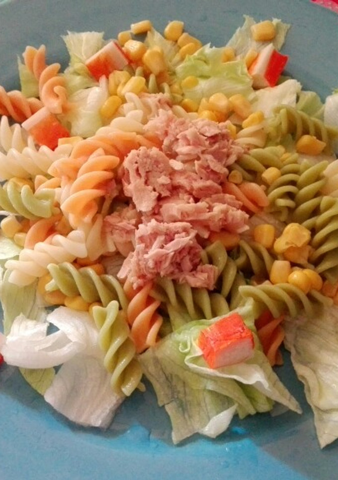 Una foto de Ensalada de espirales