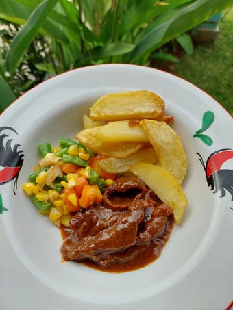 Cara Mudah Menyiapkan Resep Bistik sapi 🥩 yang Lezat Sekali