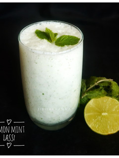 A picture of Lemon Mint Lassi.