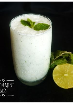 A picture of Lemon Mint Lassi.