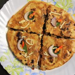 A picture of Mexican Chicken Tikka Quesadilla - South Indian Flavour - Fusion Style.