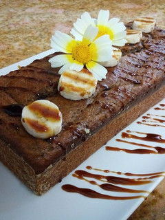 Una foto de Plum cake de plátano