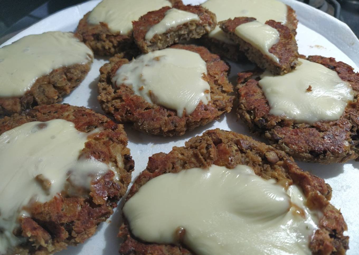 Hamburguesas de lentejas y soja