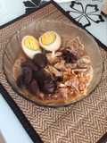 ไข่พะโล้+ก๋วยเตี๋ยวไก่งวงฉีกน้ำพะโล้ 2 in 1