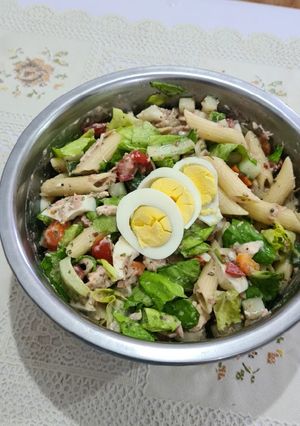 Foto resep 45. Salad Pasta Tuna Super Enak