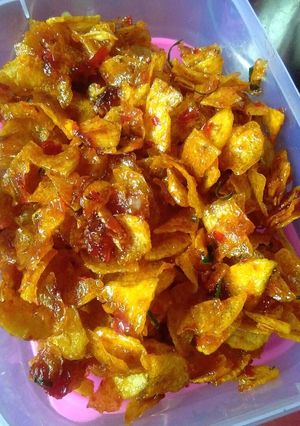 Foto resep Kering kentang pedas manis