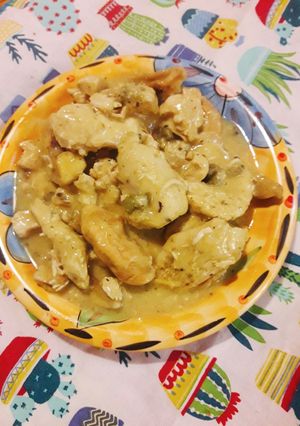 Una foto de Pollo thai
