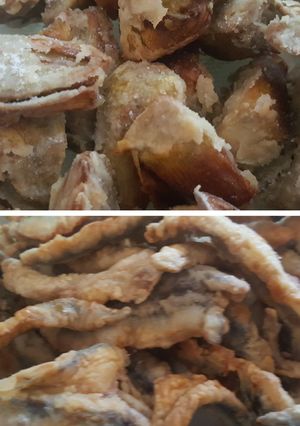 Foto di Carciofini e acciughine fritte