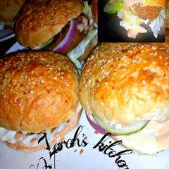A picture of Beef burger.