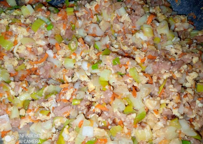Wajib coba! Resep bikin Tumis telur orak arik wortel keju kornet dijamin sedap