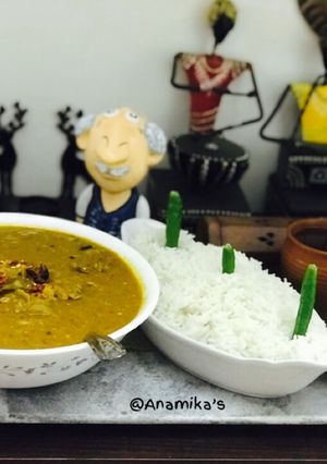 A picture of Hyderabadi Mutton Dalcha.